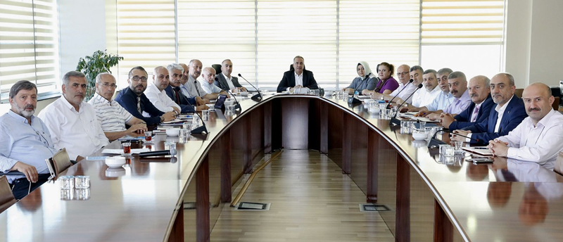 BAŞKAN DURSUN MUHTARLARLA BULUŞTU 