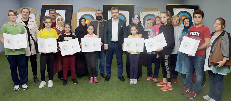 G.O.PAŞA'NIN İLK LİSANSLI OKÇULARI