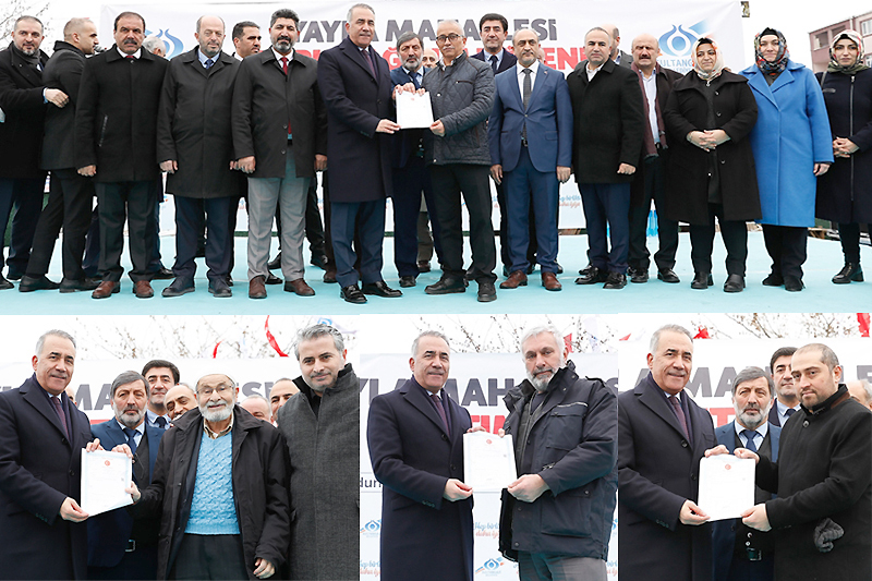 YAYLA MAHALLESİ’NDE TAPU SEVİNCİ