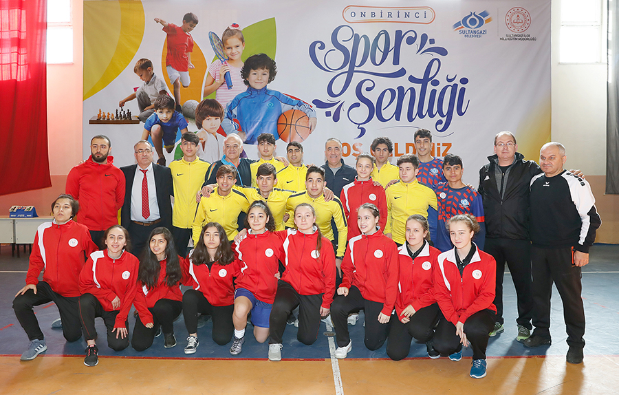 SULTANGAZİ’DE SPOR ŞENLİĞİ BAŞLADI