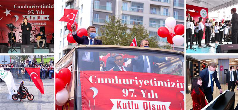 GAZİOSMANPAŞA 'DA CUMHURİYET COŞKUSU 