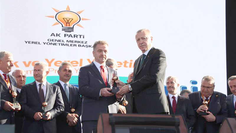 ERDOĞAN'DAN G.O.PAŞA’YA ÖDÜL