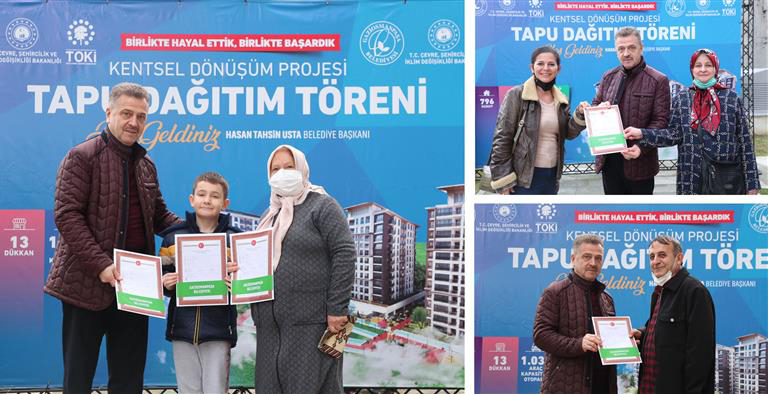 SARIGÖL MAHALLESİ’NDE TAPU HEYECANI