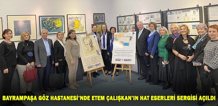 ETEM ÇALIŞKAN SERGİSİ AÇILDI