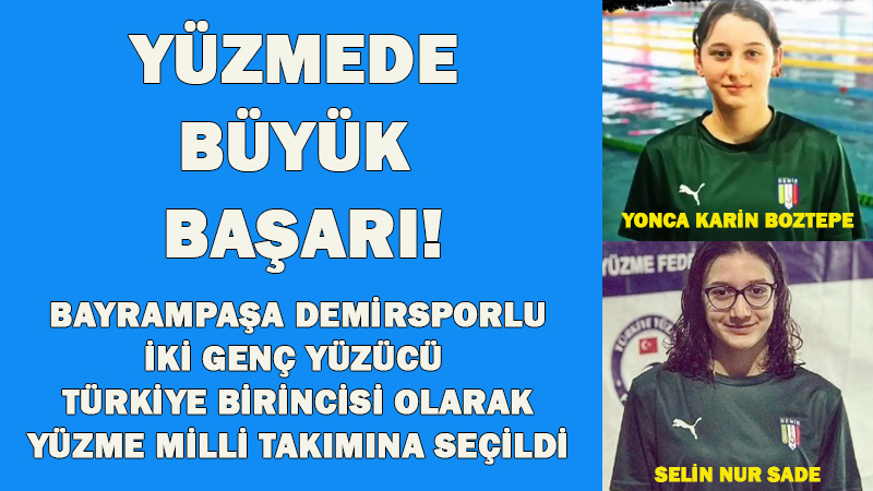  DEMİRSPOR’UN YÜZMEDE MİLLİ GURURU