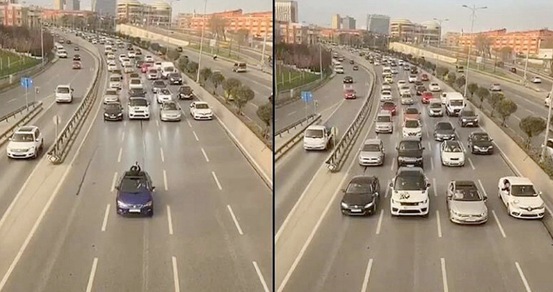 KONVOY YAPANLARA 7 BİN 290 LİRA CEZA