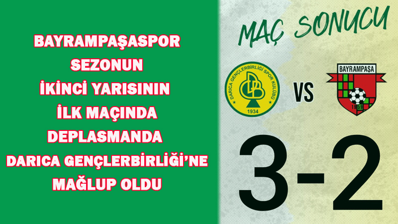 PAŞA KÖTÜ BAŞLADI: 3-2