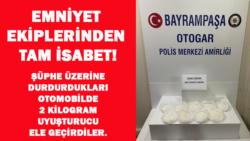 MÜZİK SETİNDE 2 KİLO UYUŞTURUCU 