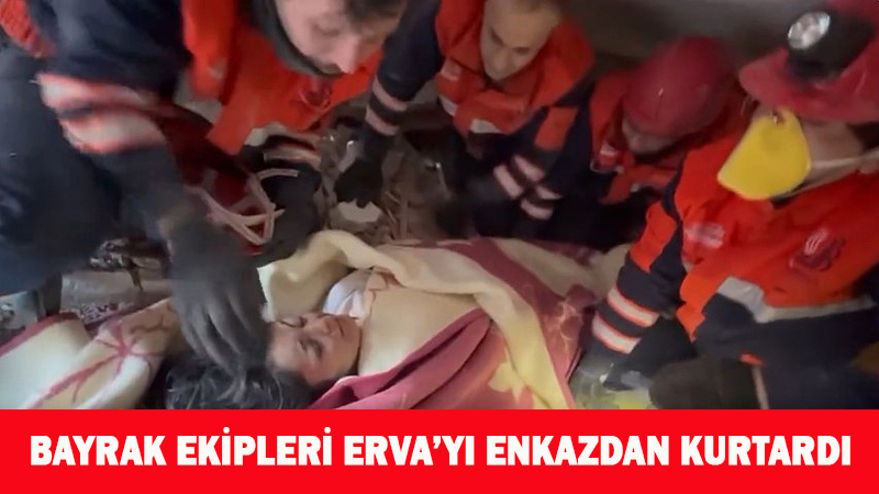 BAYRAK KÜÇÜK KIZI KURTARDI