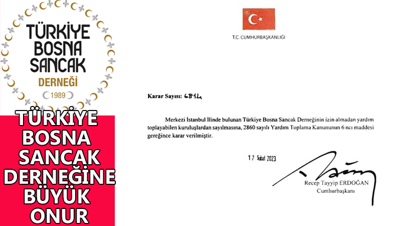 BOSNA SANCAK'A BİR HAK DAHA