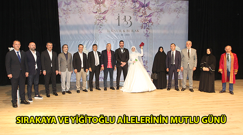 İLKNUR VE BURAK DÜNYAEVİNE GİRDİ 