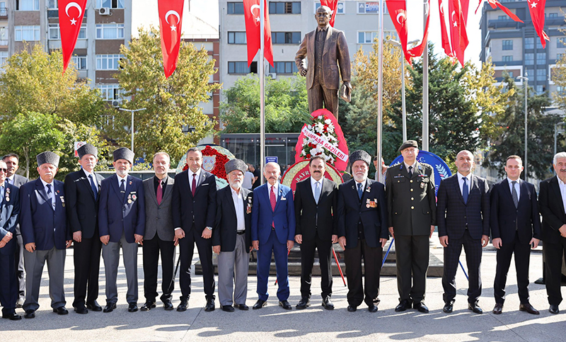 GAZİLER GÜNÜ TÖRENLE KUTLANDI