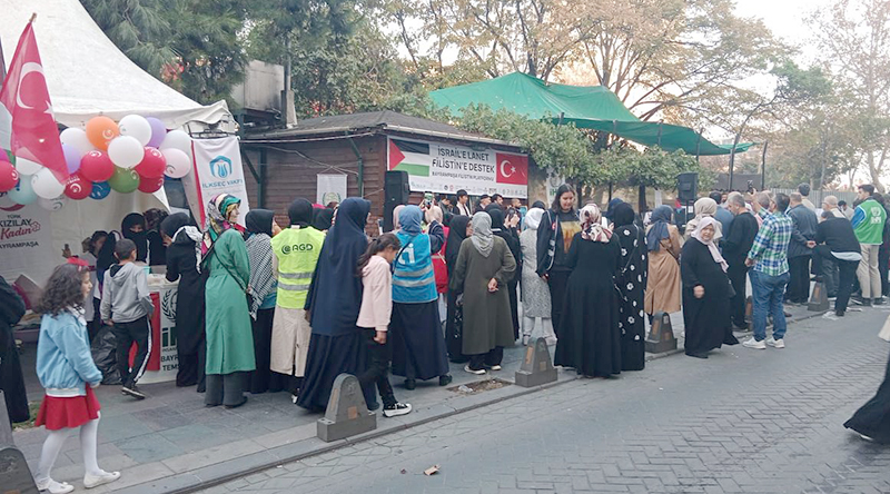 FİLİSTİN’E DESTEK ÇARŞISI