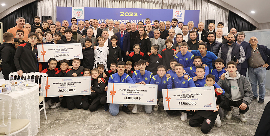 SPOR KULÜPLERİNE BÜYÜK DESTEK