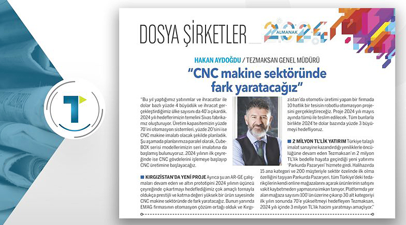 CNC MAKİNE SEKTÖRÜNDE FARK YARATACAĞIZ