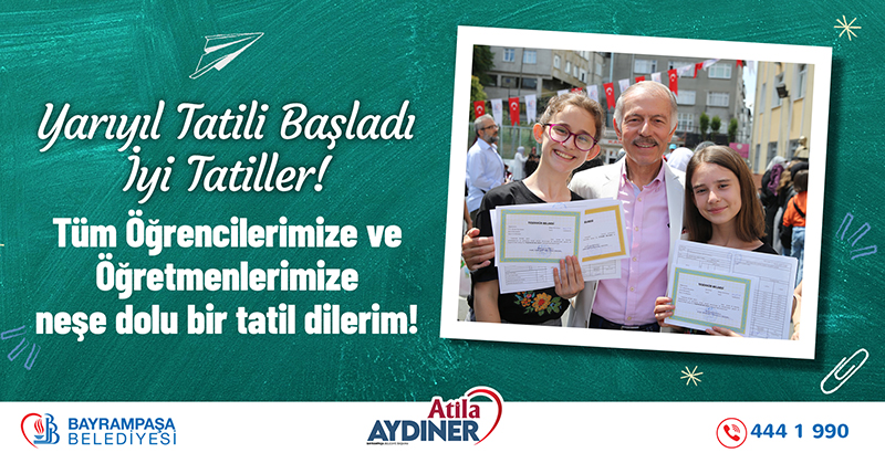 BAYRAMPAŞA’DA YARIYIL TATİLİ EĞLENCE DOLU