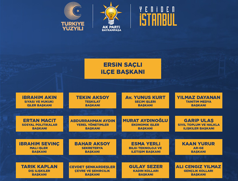 AK PARTİ’DE YENİ YÖNETİM