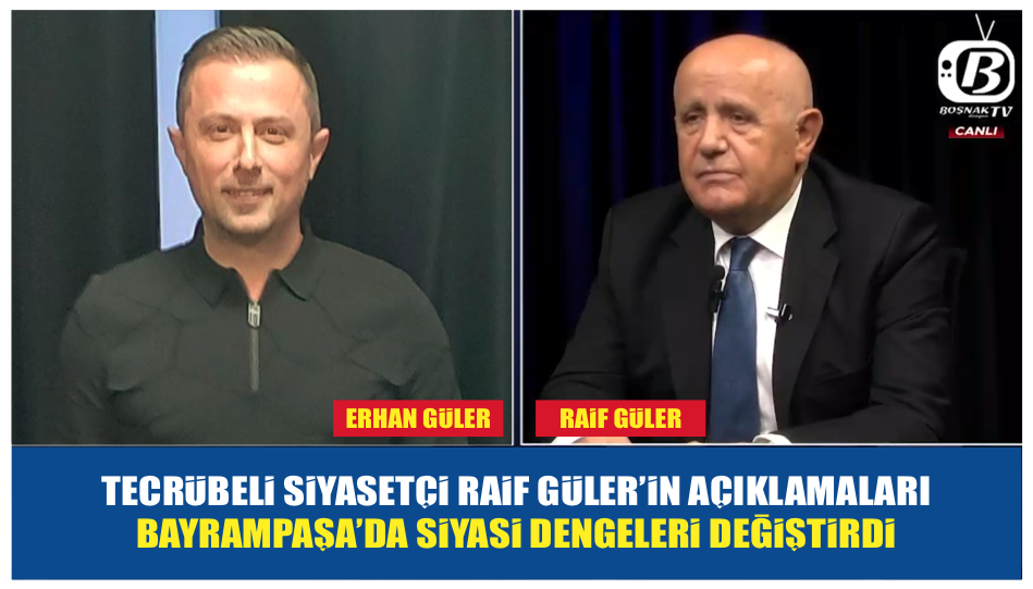 GÜLER'İN AÇIKLAMALARI GÜNDEM OLUŞTURDU!