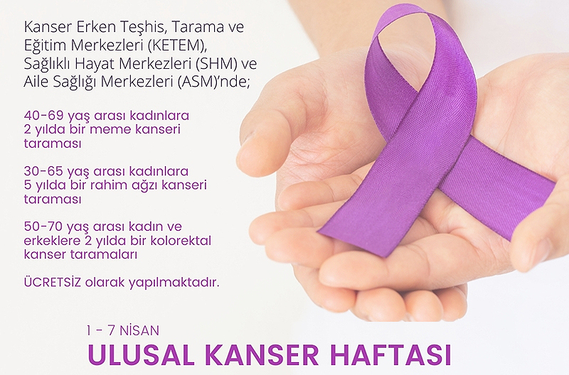 1-7 NİSAN KANSER HAFTASI