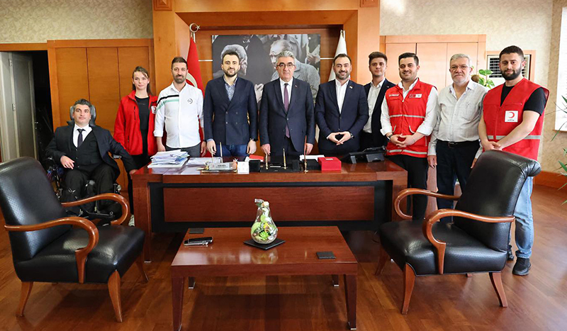 MUTLU’YA ZİYARETLER SÜRÜYOR