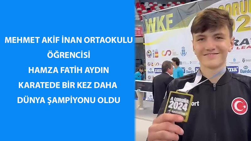 HAMZA FATİH YİNE ŞAMPİYON