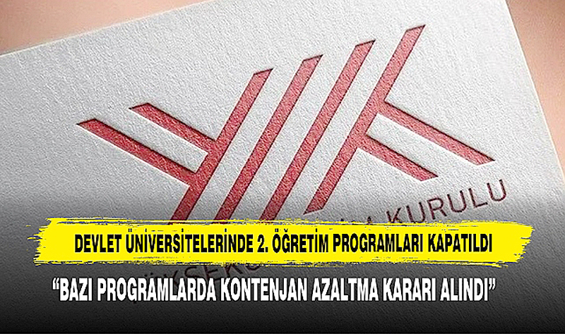 2. ÖĞRETİM KAPATILDI