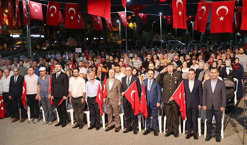 15 TEMMUZ ŞEHİTLERİ ANILDI