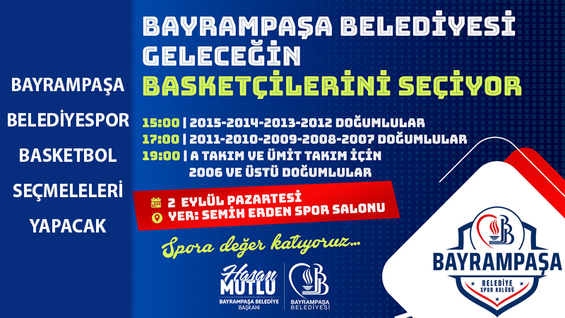 GELECEĞİN BASKETÇİLERİ ARANIYOR 