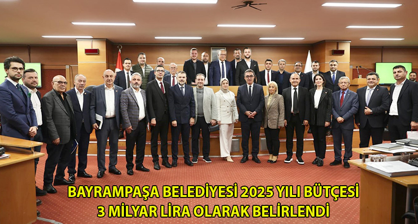 BELEDİYE BÜTÇESİ 3 MİLYAR LİRA