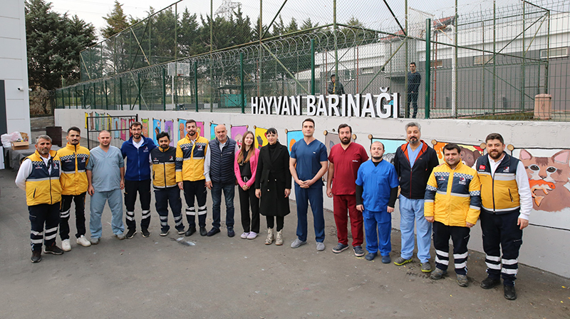 ÖĞRENCİLERDEN CAN DOSTLARI İÇİN RESİM 