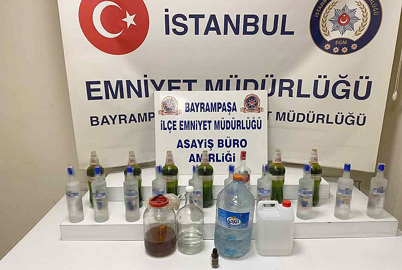 SAHTE İÇKİ BASKINI: 1 GÖZALTI