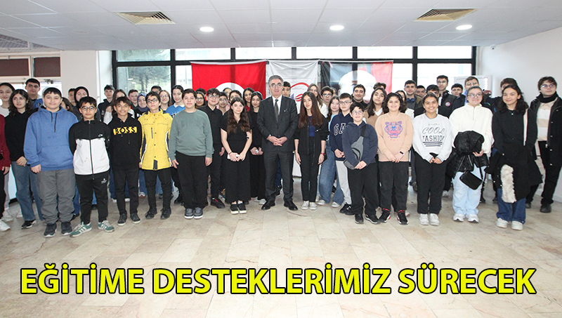 BAŞKAN MUTLU ÖĞRENCİLERLE BULUŞTU