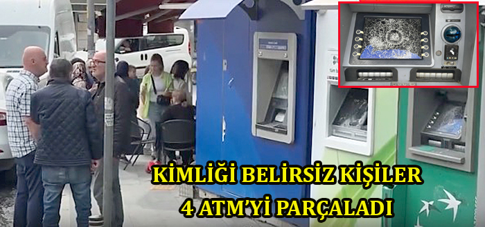 BAYRAMPAŞA'DA ATM'LERE SALDIRDILAR