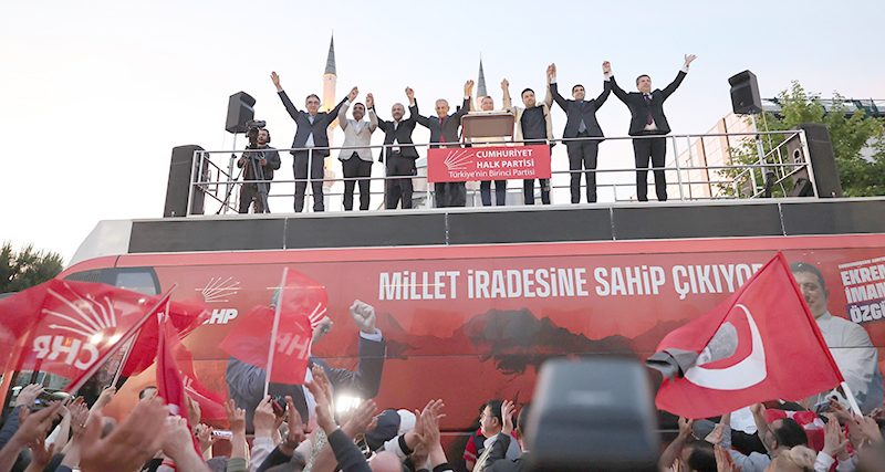 CHP BAYRAMPAŞA MİTİNGDE 