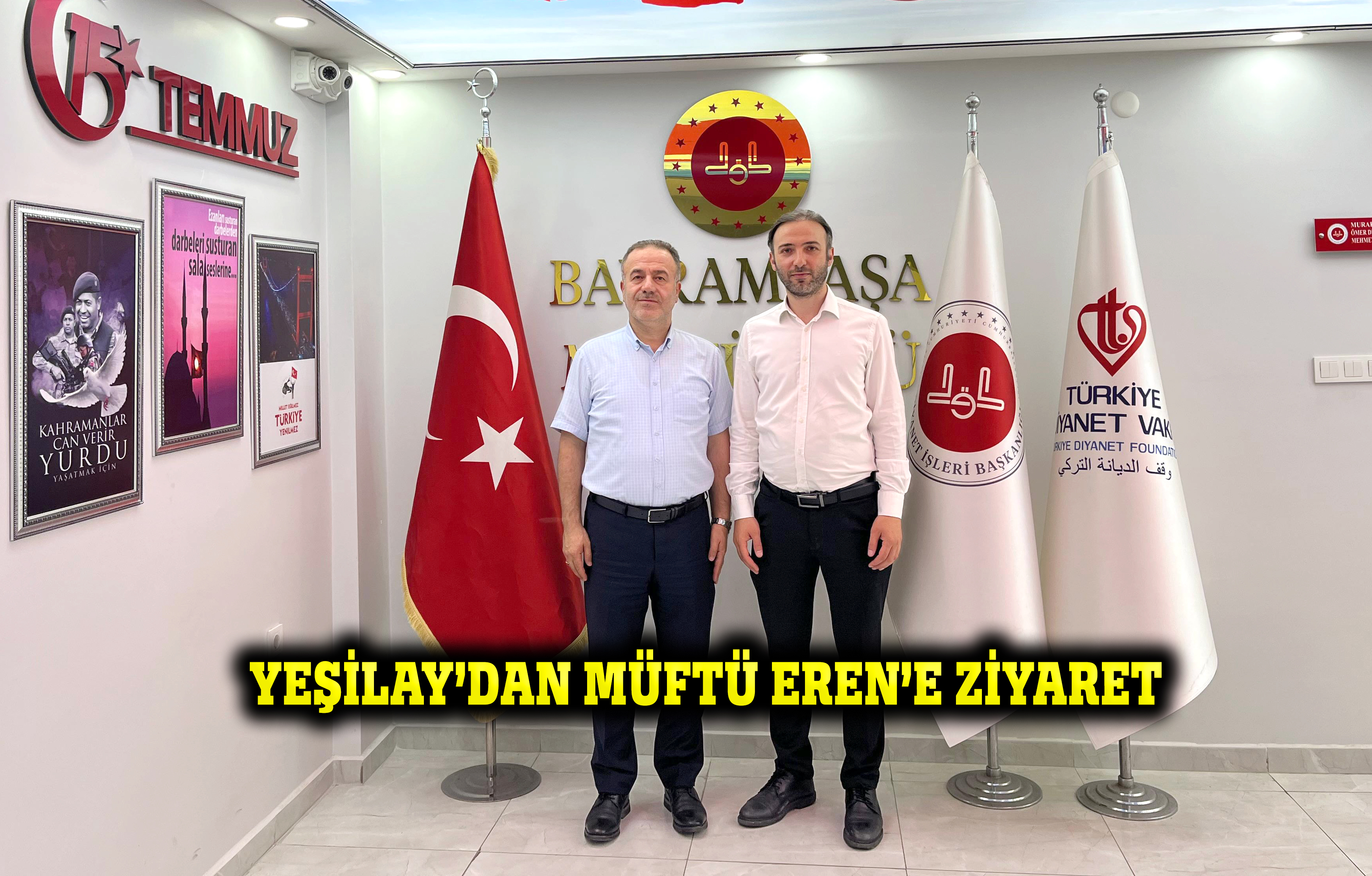 YEŞİLAY’DAN MÜFTÜLÜĞE ZİYARET