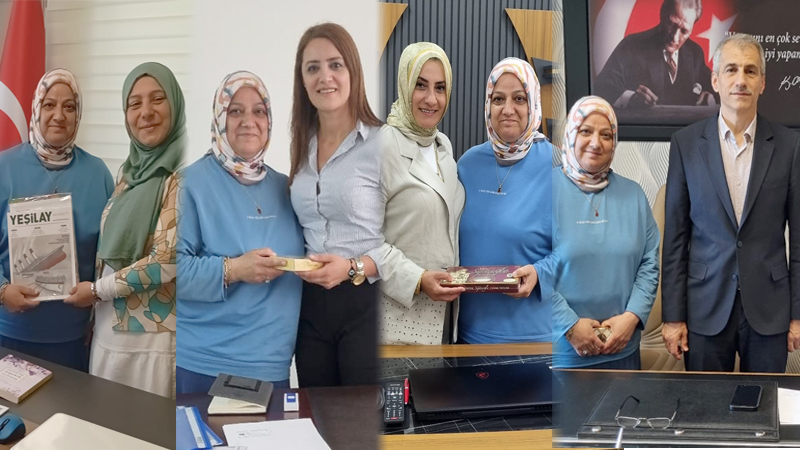 AK KADINLAR’DAN KURUMLARA ZİYARET