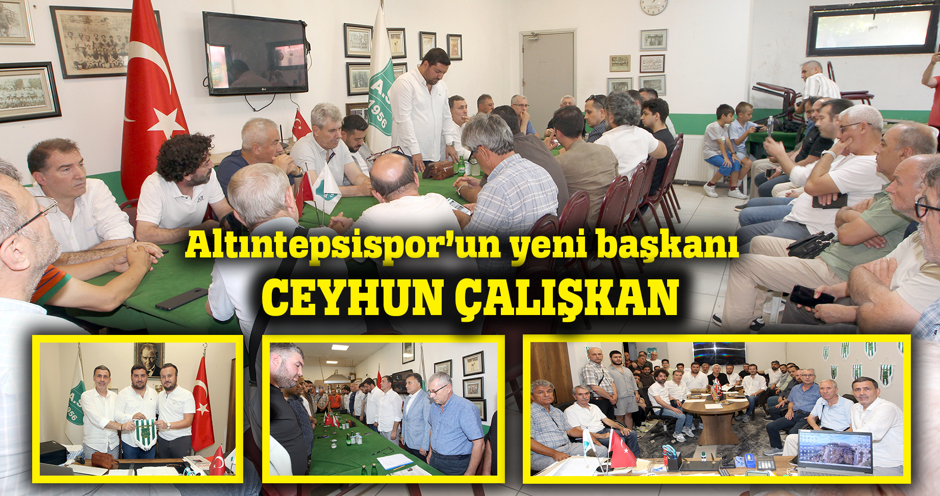 ALTINTEPSİSPOR'DA YENİ BAŞKAN ÇALIŞKAN