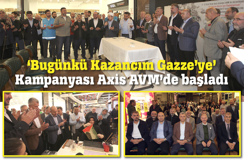 GAZZE İÇİN BİZDE VARIZ