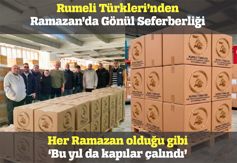 RUMELİLER’DEN RAMAZAN YARDIMI