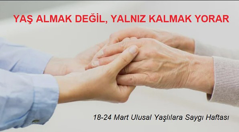 YAŞ ALMAK DEĞİL YALNIZ KALMAK YORAR