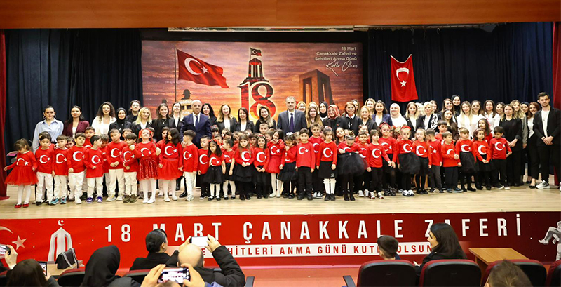 ÇANAKKALE ZAFERİ TÖRENLERLE KUTLANDI